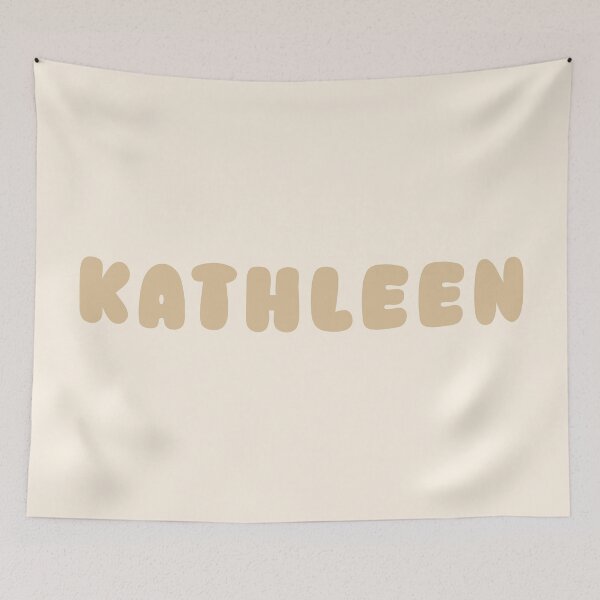 Item preview, Beige Kathleen – Minimalist Personalized Name Design designed and sold by karolinahinc.