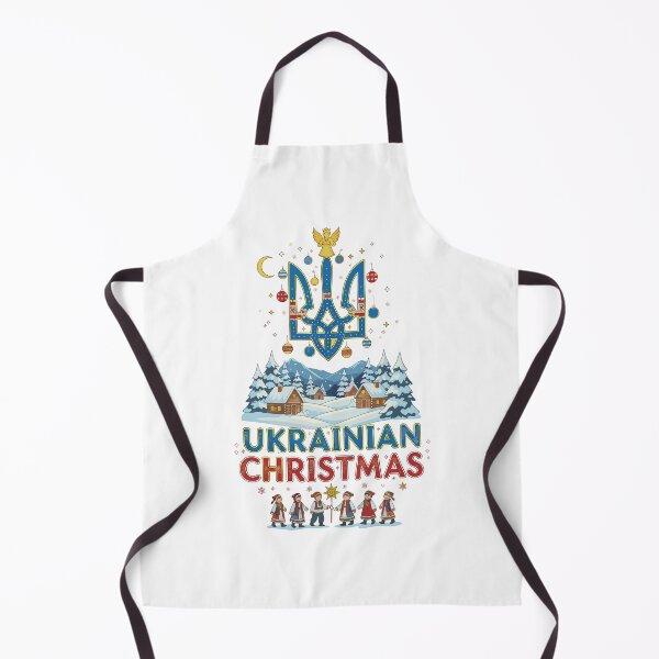 Item preview, Ukrainian Christmas Celebration with Tryzub & Carollers designed and sold by RGShirtWorks.