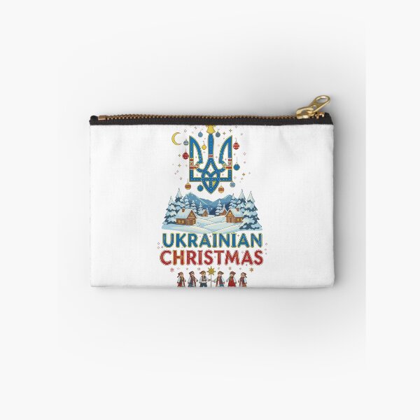 Item preview, Ukrainian Christmas Celebration with Tryzub & Carollers designed and sold by RGShirtWorks.
