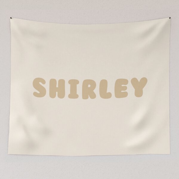 Item preview, Beige Shirley – Minimalist Personalized Name Design designed and sold by karolinahinc.