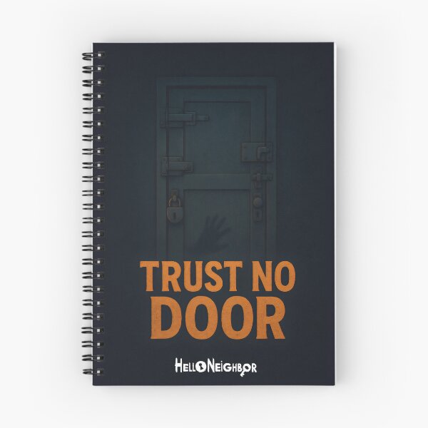 Item preview, Hello Neighbor Horror Video Game Trust No Door designed and sold by DemureArtsy.