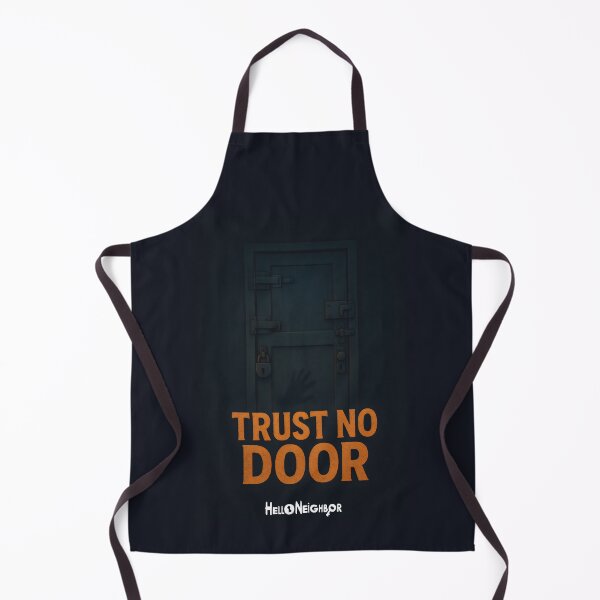 Item preview, Hello Neighbor Horror Video Game Trust No Door designed and sold by DemureArtsy.