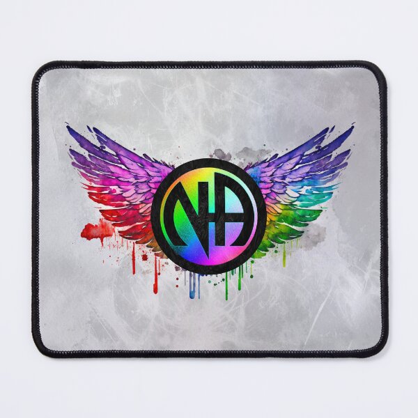 Item preview, “Freedom in Recovery” – Narcotics Anonymous Winged Emblem | Rainbow Hope & Strength Art designed and sold by artistwill.