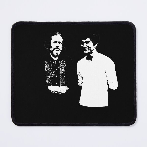 Item preview, Alan Watts | Philosophical Wisdom and Martial Arts Flow | Minimalist Contrast Design designed and sold by Mystikos Art.