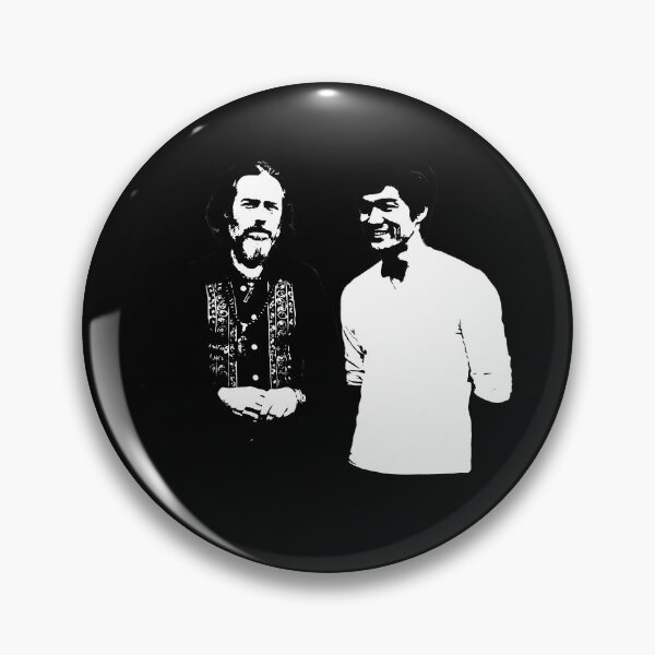 Item preview, Alan Watts | Philosophical Wisdom and Martial Arts Flow | Minimalist Contrast Design designed and sold by Mystikos Art.