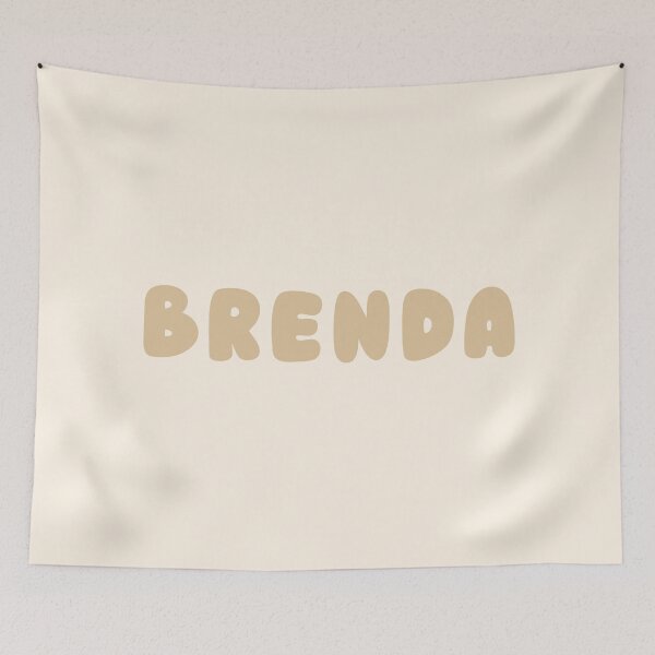 Item preview, Beige Brenda – Minimalist Personalized Name Design designed and sold by karolinahinc.