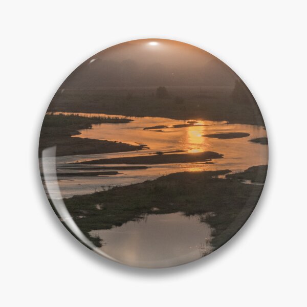Item preview, River of Light — Sunrise over Winding Channels designed and sold by DavideAntoniani.