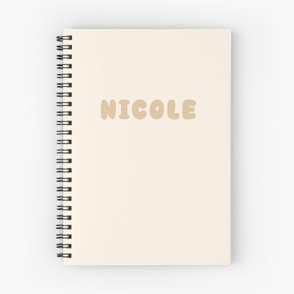 Item preview, Beige Nicole – Minimalist Personalized Name Design designed and sold by karolinahinc.