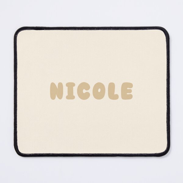 Item preview, Beige Nicole – Minimalist Personalized Name Design designed and sold by karolinahinc.