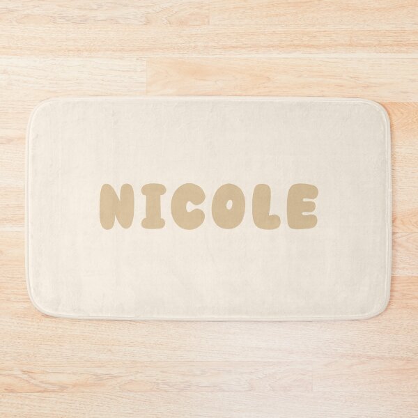 Item preview, Beige Nicole – Minimalist Personalized Name Design designed and sold by karolinahinc.