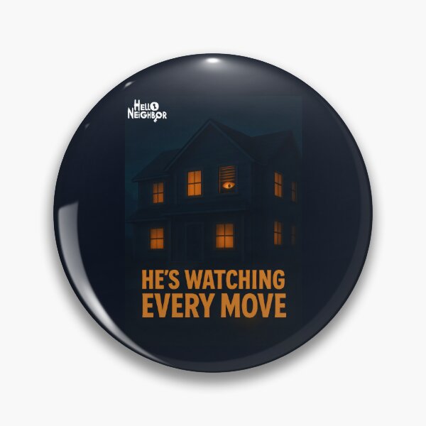 Item preview, Theodore Peterson Hello Neighbor Horror Video Game He's Watching Every Move designed and sold by DemureArtsy.