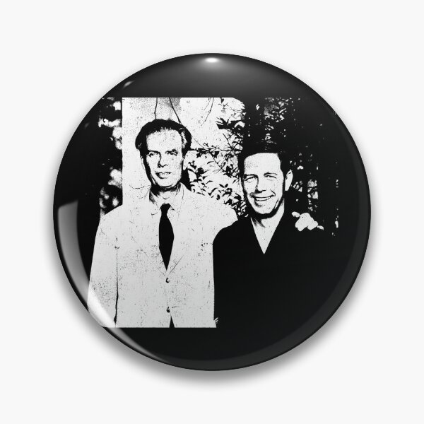 Item preview, Alan Watts and Aldous Huxley | Philosophical Visionaries and Psychedelic Pioneers | Vintage High-Contrast Art designed and sold by Mystikos Art.