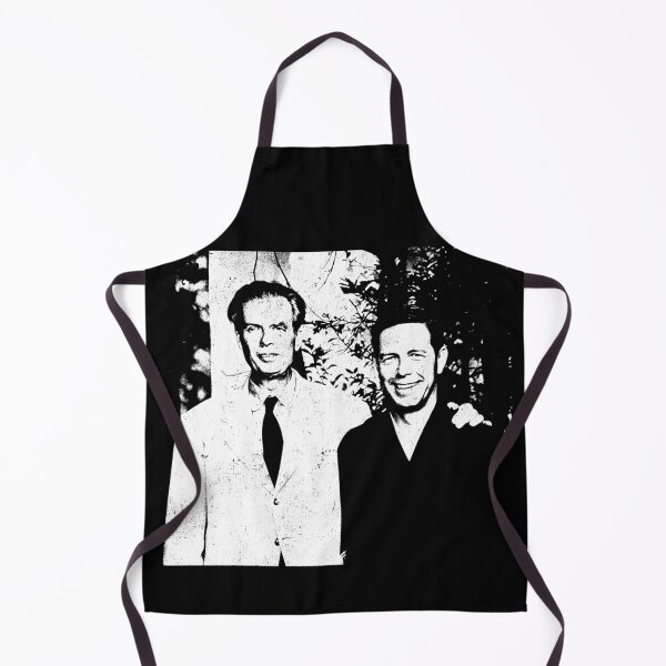 Item preview, Alan Watts and Aldous Huxley | Philosophical Visionaries and Psychedelic Pioneers | Vintage High-Contrast Art designed and sold by Mystikos Art.