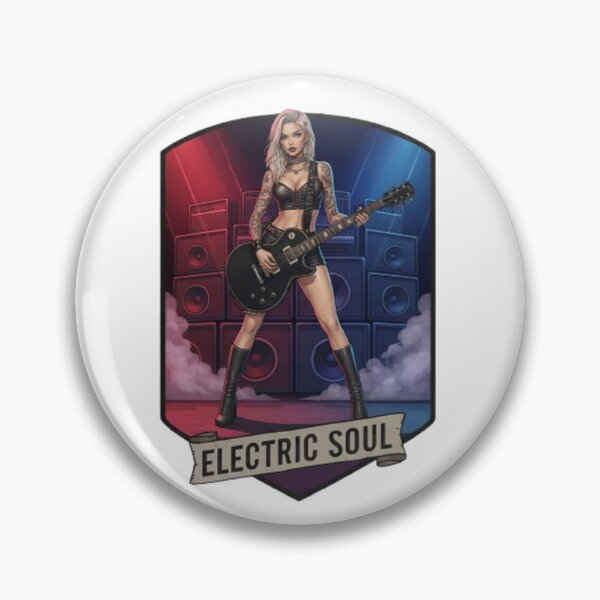 Item preview, “Electric Harmonies: The Guitarist and his Bewitching Riffs” designed and sold by CHRIST5000.