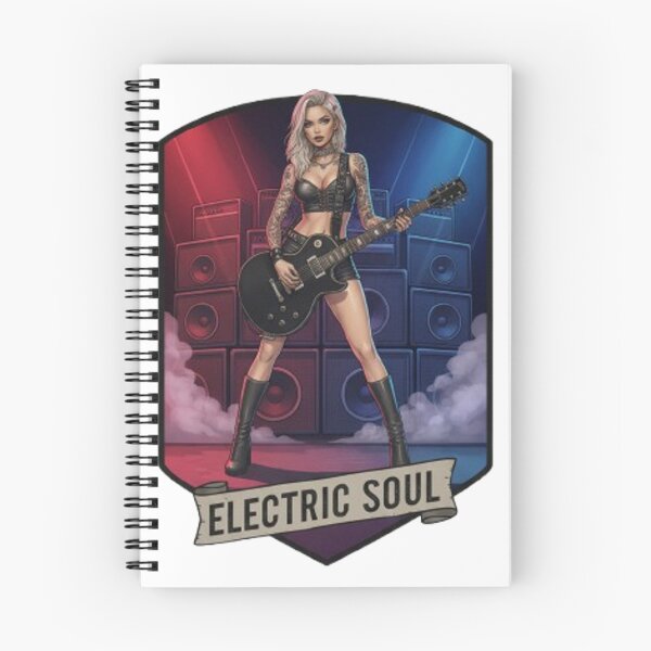 Item preview, “Electric Harmonies: The Guitarist and his Bewitching Riffs” designed and sold by CHRIST5000.