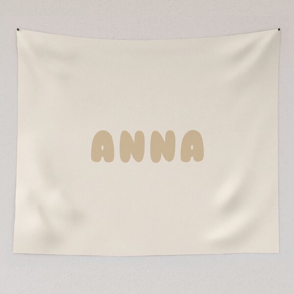 Item preview, Beige Anna – Minimalist Personalized Name Design designed and sold by karolinahinc.