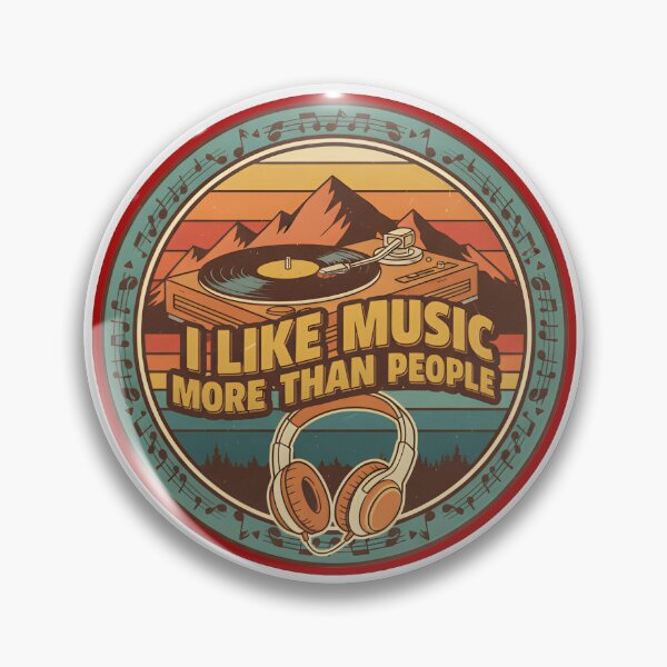 Item preview, I like music more than people  designed and sold by Gnfree.