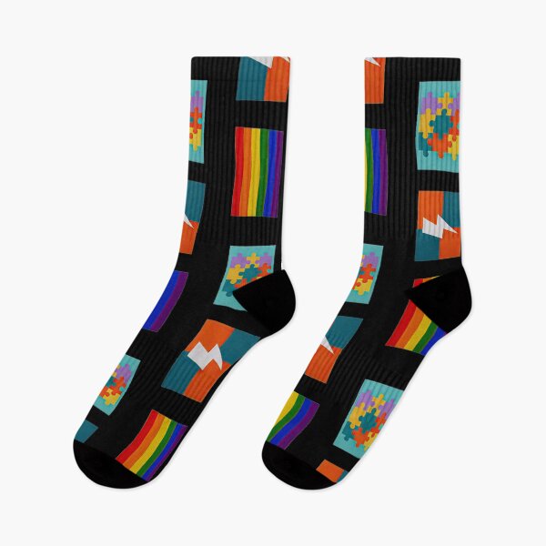 Item preview, NeuroSpicy - Neurodivergent Pride Flags (II) designed and sold by nature. electrified..