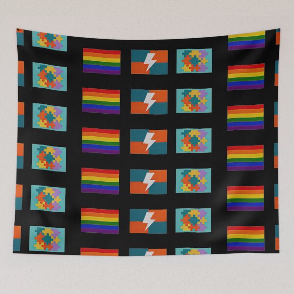Item preview, NeuroSpicy - Neurodivergent Pride Flags (II) designed and sold by nature. electrified..