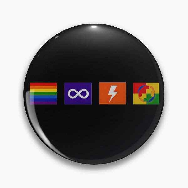 Item preview, NeuroSpicy - Neurodivergent Pride Flags (I) designed and sold by nature. electrified..