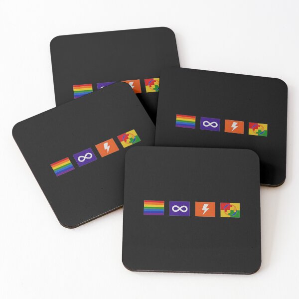 Item preview, NeuroSpicy - Neurodivergent Pride Flags (I) designed and sold by nature. electrified..