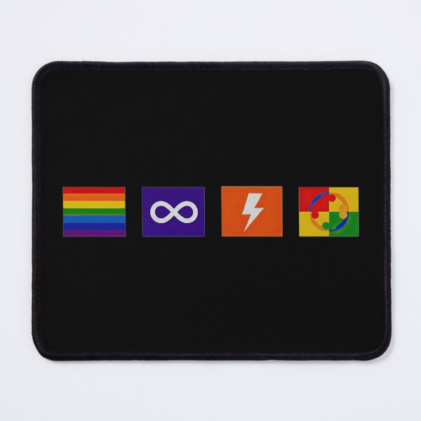 Item preview, NeuroSpicy - Neurodivergent Pride Flags (I) designed and sold by nature. electrified..