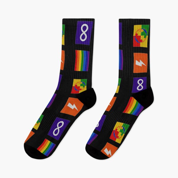 Item preview, NeuroSpicy - Neurodivergent Pride Flags (I) designed and sold by nature. electrified..