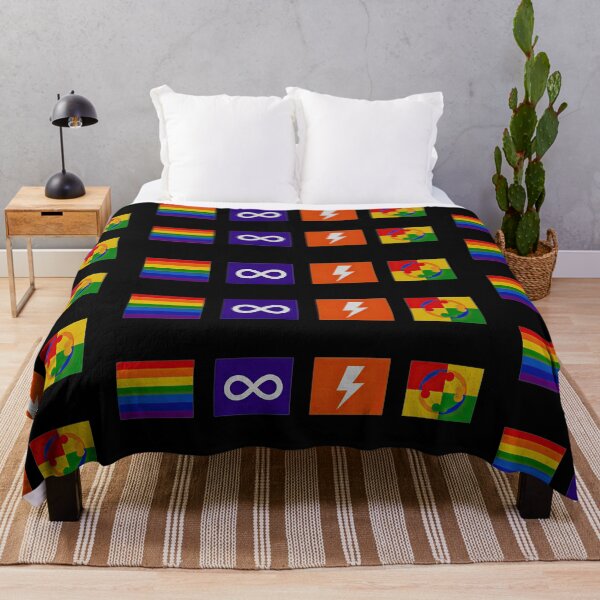 Item preview, NeuroSpicy - Neurodivergent Pride Flags (I) designed and sold by nature. electrified..