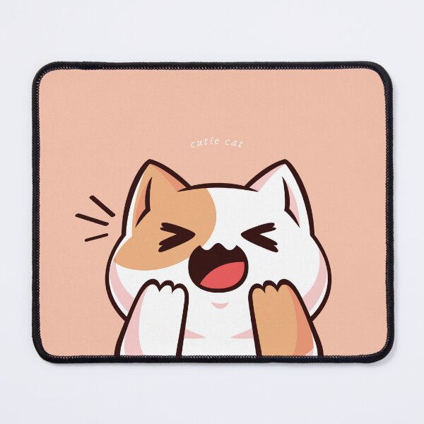 Item preview, Dreamy Pink Happy Kawaii cat Cute designed and sold by AIObyisabele.