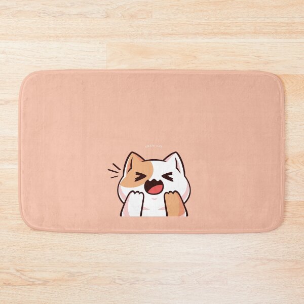 Item preview, Dreamy Pink Happy Kawaii cat Cute designed and sold by AIObyisabele.