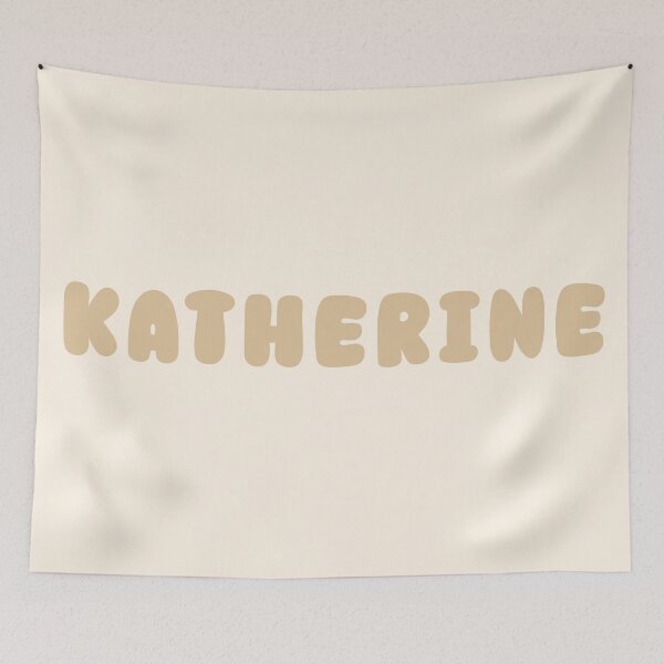 Item preview, Beige Katherine – Minimalist Personalized Name Design designed and sold by karolinahinc.