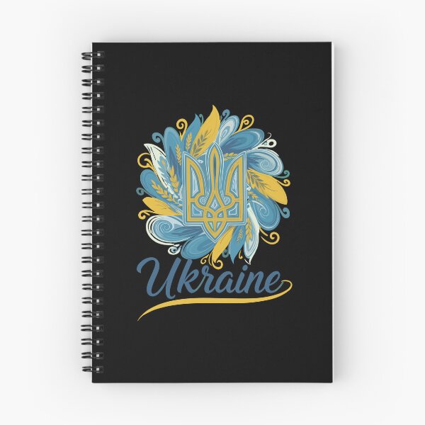 Item preview, Stylized Ukrainian Trident with Floral Design and Typography designed and sold by RGShirtWorks.