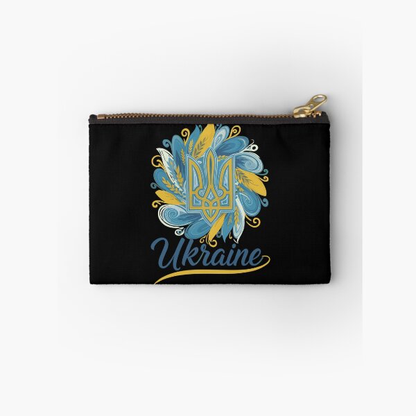 Item preview, Stylized Ukrainian Trident with Floral Design and Typography designed and sold by RGShirtWorks.