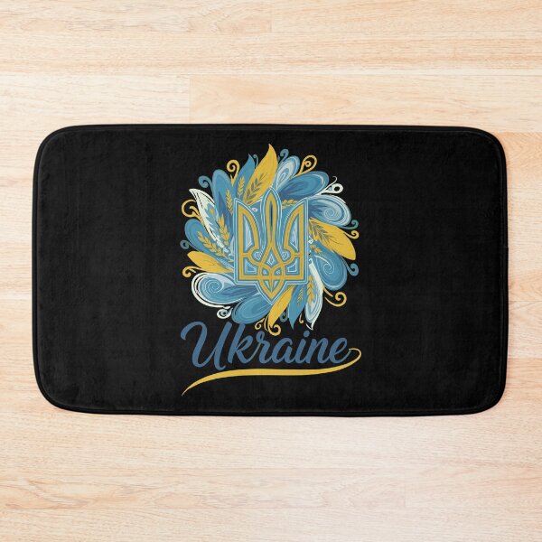 Item preview, Stylized Ukrainian Trident with Floral Design and Typography designed and sold by RGShirtWorks.