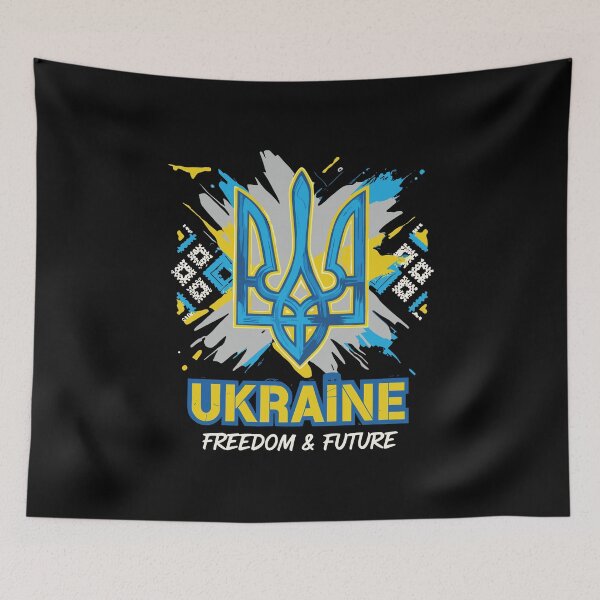 Item preview, Ukraine Tryzub Freedom & Future Design designed and sold by RGShirtWorks.