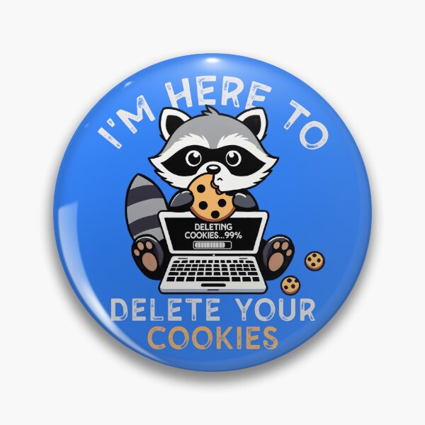 Artikelvorschau, Waschbär lösche deine Cookies Hacker entworfen und verkauft von kaszczyszko.