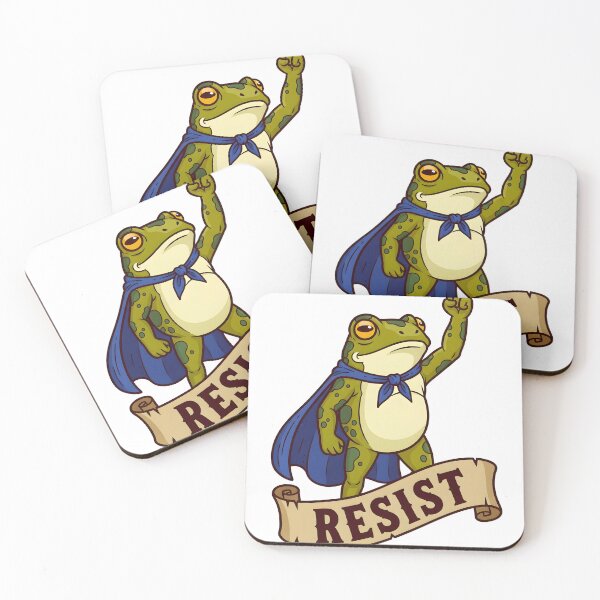 Item preview, resist frog portland designed and sold by maglomanya.