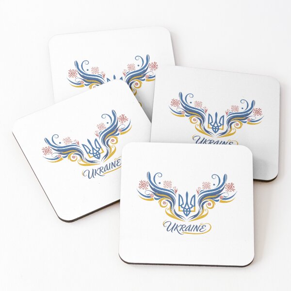 Item preview, Ukrainian Tryzub Emblem with Folk Art Ornaments designed and sold by RGShirtWorks.