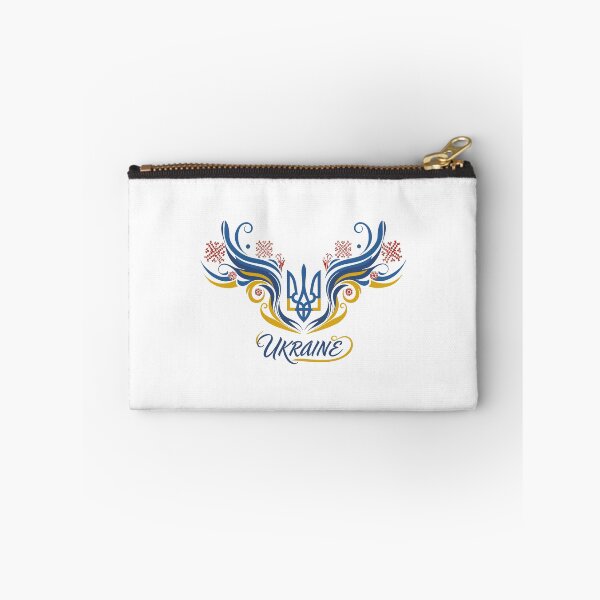 Item preview, Ukrainian Tryzub Emblem with Folk Art Ornaments designed and sold by RGShirtWorks.