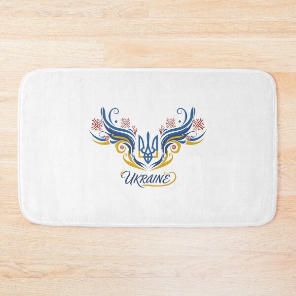 Item preview, Ukrainian Tryzub Emblem with Folk Art Ornaments designed and sold by RGShirtWorks.