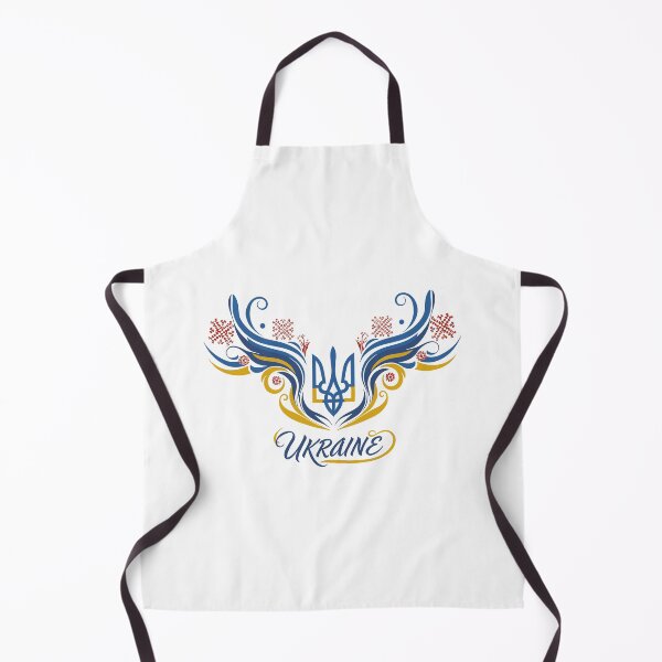 Item preview, Ukrainian Tryzub Emblem with Folk Art Ornaments designed and sold by RGShirtWorks.