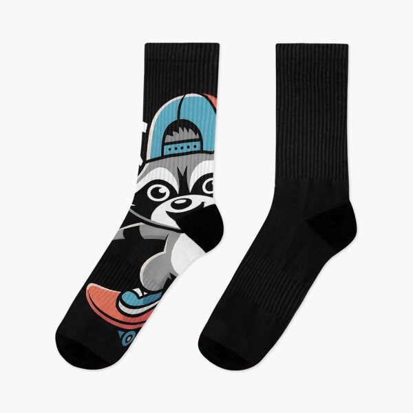 Item preview, Cool Raccoon Skater Giving a Thumbs Up designed and sold by Mr-wow.