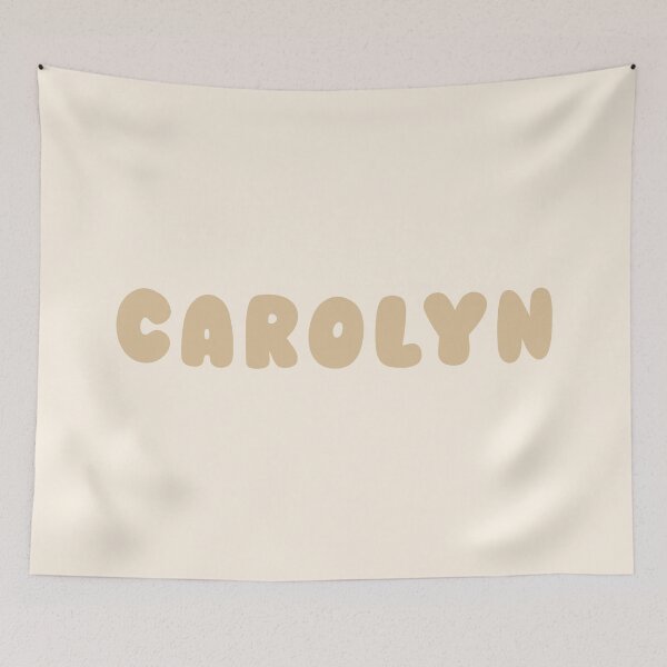 Item preview, Beige Carolyn – Minimalist Personalized Name Design designed and sold by karolinahinc.