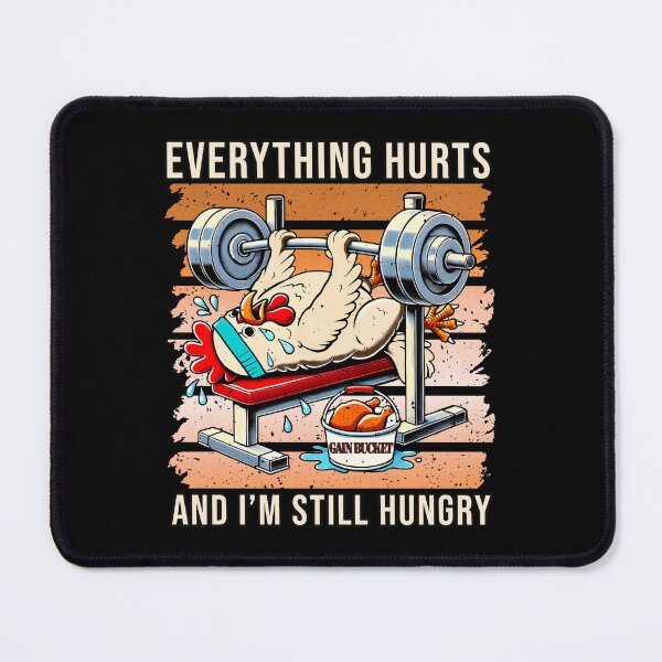 Item preview, Funny Gym Chicken Lifting Weights designed and sold by kaszczyszko.