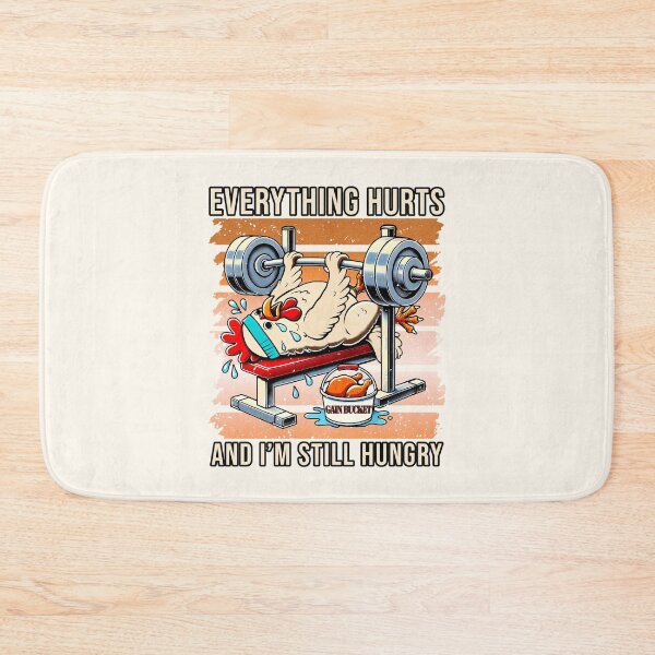 Item preview, Funny Gym Chicken Lifting Weights designed and sold by kaszczyszko.