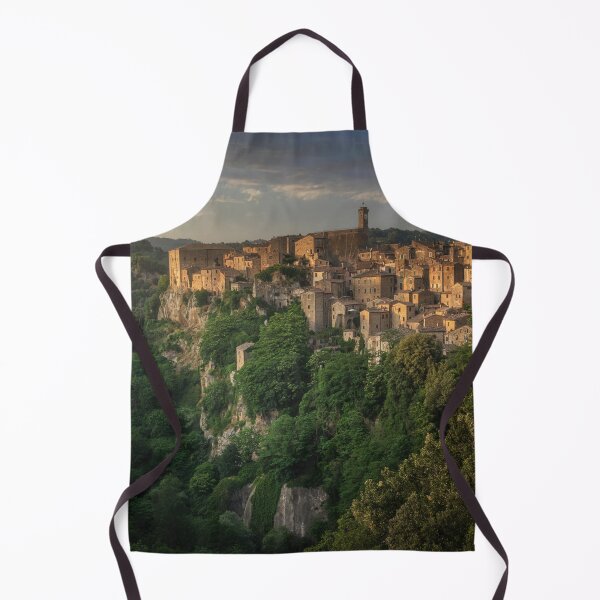 Item preview, Golden Hour Magic Over Sorano, Medieval Tuscan Village at Sunset designed and sold by Stefano Orazzini.