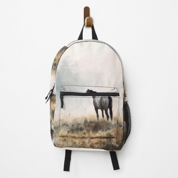 Item preview, A lone Appaloosa horse standing in a misty field at twilight Horses in Motion designed and sold by CDC40.