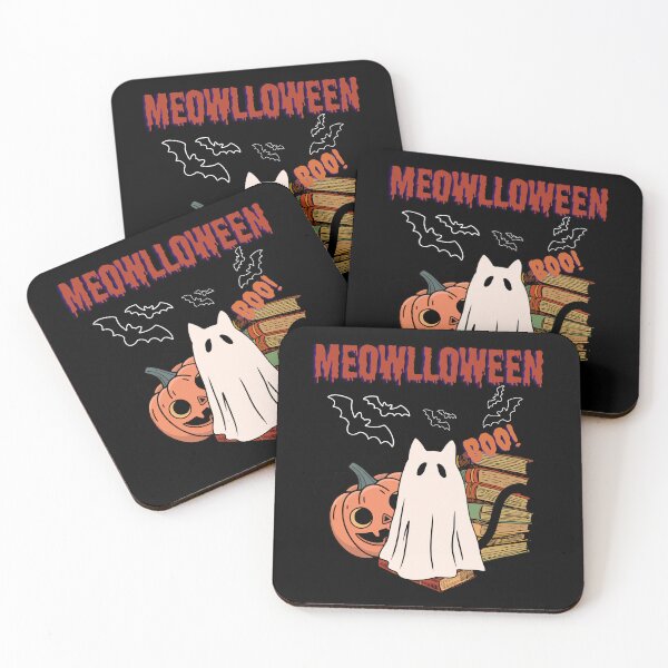 Item preview, Meowlloween Happy Halloween designed and sold by artByJustyna.