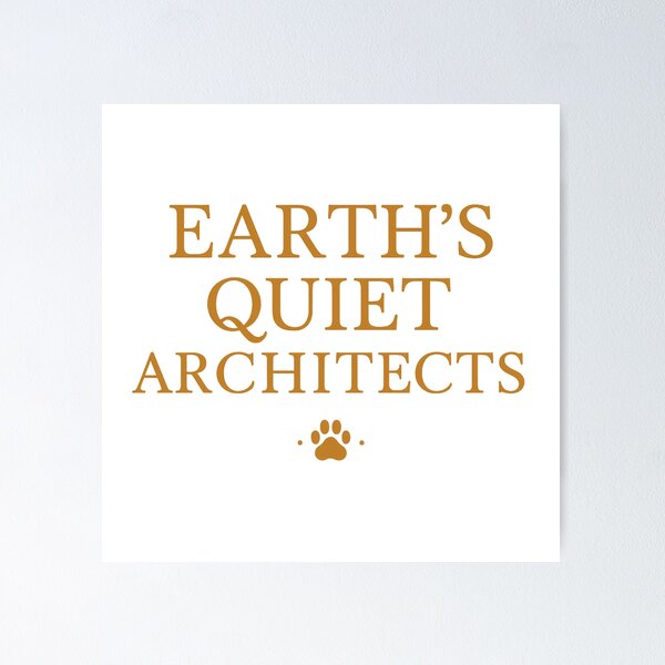 Item preview, Earth’s Quiet Architects designed and sold by GeoWild Designs.