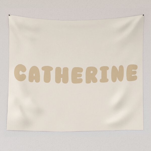 Item preview, Beige Catherine – Minimalist Personalized Name Design designed and sold by karolinahinc.